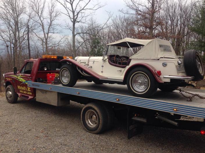 Vintage Car Towing